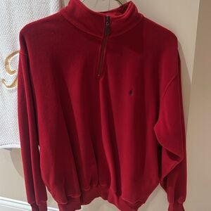 Polo by Ralph Lauren red 3/4 zip